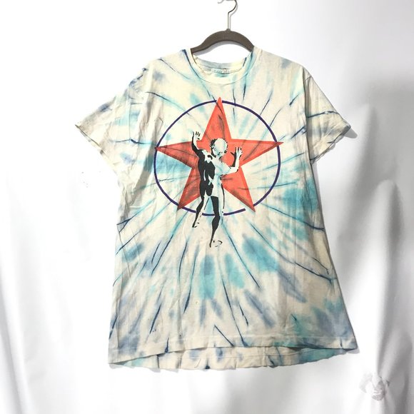Rare 1983 Rush Grace Under Pressure Tour Vintage Short Sleeve Tee Shirt